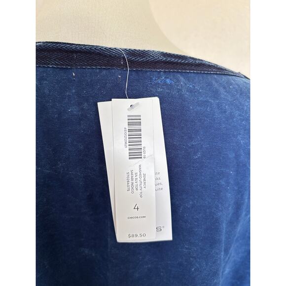 Chico's Zenergy Envelope-Hem Tunic - Picture 3 of 3